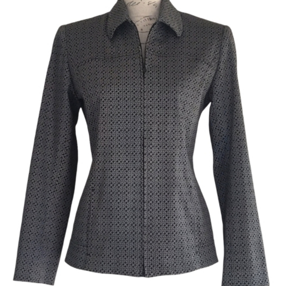 Dana Buchman Zip Front Blazer.